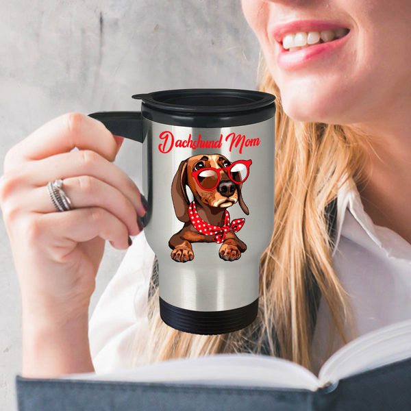 Dachshund Mom Travel Mug